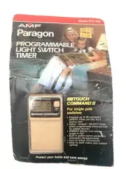 Vtg AMF Paragon Touch Command II Programmable Light Switch Dimmer ETC-502 NOS