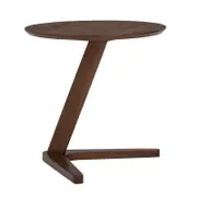 Modern Furniture TRIS Side Table 50x50cm Malaysian Oak- Walnut