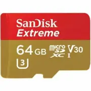 SanDisk Extreme 64GB SDXC UHS-I MicroSD Card - (SDSQXVF-064G-GN6MA)