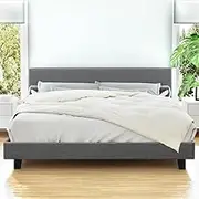 Artiss Bed Frame King Size Grey NEO