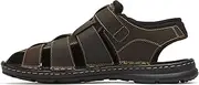 [ROCKPORT] Men's Darwyn Fishermen Fisherman Sandal, Brown Ii Lea, 14 Wide
