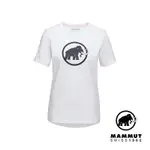 【MAMMUT長毛象】MAMMUT CORE T-SHIRT WOMEN CLASSIC 機能短袖T恤 女款 白色 #1017-04071