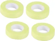 4 Rolls Eyelash Tape Strip Breathable Lash Tape Fabric Tape for Eyelash Adhesive Lash Tape Foam Eyelash Extension Tape Eyelash Separating Tape Non-Woven Tape Skin Eyelash Tool
