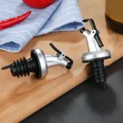 Liquor Pourer Dispenser Oil Drizzler Sprayer w/ Dust Plastic Pourer Cap T8P8