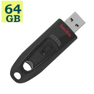 【附吊繩】SanDisk 64GB 64G Cruzer Ultra 100MB/s【CZ48】SD CZ48 SDCZ48-064G USB 3.0 原廠包裝 隨身碟