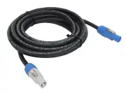 Elite Core PC12-AB-18 Twist-Lock Power Blue to Gray Power Extension Cable 18'