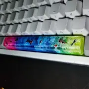 New Original Handmade Blue Purple Gradient Lake Loi Fish Custom Made Keycap OEM