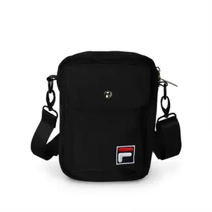 FILA 包包 Crossbody Shoulder Bag 黑 男女款 外出 側背 斜背包【ACS】BMV3014BK