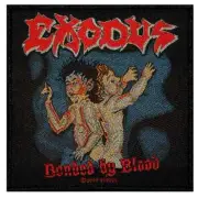 Exodus Patch Bonded By Blood 4" Sew Ironed On Badge Embroidery Applique Quality