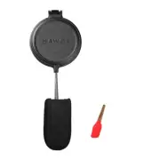 Cast Iron Waffle Maker with Handle Hoder and Basting Brush……