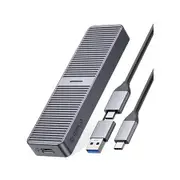 ORICO Aluminum M.2 NVMe SSD Enclosure to USB C USB 3.2 or 3.1 Gen 2 External Adapter 10Gbps
