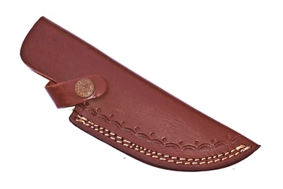 FIXED BLADE KNIFE COVER GENUINE LEATHER ENGRAVED HANDMADE KNIFE SHEATH 2750