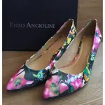 ENZO ANGIOLINI ｜普普花漾真皮高跟鞋 35號｜ 限時999元