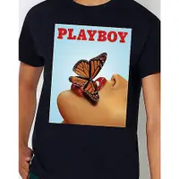在飛比找蝦皮購物優惠-PLAYBOY 男士花花公子蝴蝶 T 恤
