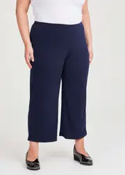 [Taking Shape] Taking Shape Luna Culotte Pant Size 30 in Dark Indigo - Plus Size Women's Clothing Dark Indigo