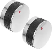 BESPORTBLE Set of 2 BBQ Grill Knobs Stove Control Knobs Non-Slip Grip for Oven Gas Stove Replacement