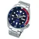 SEIKO全新原廠貨精工手錶新款精工5 SRPD53K1潛水機械鋼帶自動上鍊腕錶-藍紅