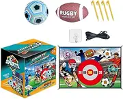 Football Passing Targets | 2 in 1 Kids Party Toss Games - Football Throwing Target Toy, Strong Adhesion, Fun for Children, Aged 3-8 Boys Girls