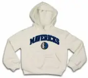 Outerstuff NBA Youth Girls Dallas Mavericks Pullover Hoodie, Cream