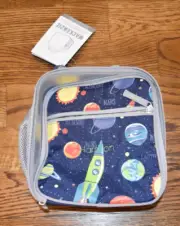 Pottery Barn Kids Mackenzie Solar System Lunch Box Harrison Monogram NEW NWT