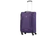 Delphin Caspian 2 Softside Medium 73 cm Spinner Suitcase Purple Dusk