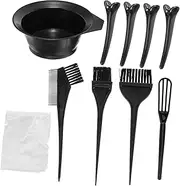 MERRYHAPY 1 Set Hair Dyeing Kit with Brushes Mixing Bowl Tinting Tools for DIY Hair Coloring Salon Accessories for Mess Experience