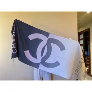 （現貨）正品 香奈兒 Chanel 披肩 圍巾100% cashmere