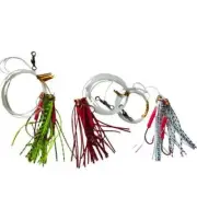 3pcs Custom Designed Skirt Flasher Whiting Rigs Hooks Size 4# /6#