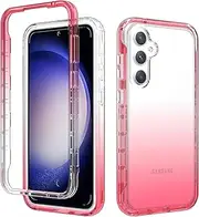 Solid Color Silicone Phone Shell Compatible with Samsung Galaxy S23 FE GalaxyS23 FE S23FE SM-S7110 Back Cover Frame Simplicity Armor Case (Red,Samsung Galaxy S23 FE)