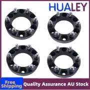 4X 6X139.7 30mm 6 STUD 12x1.25 WHEEL SPACERS For Nissan Patrol GQ GU BLACK