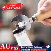 StainlessSteel Traditional Old Fashion Stab Can&Tin Opener and Corkscrew Tool BK