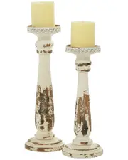 Peyton Lane Set of 2 Traditional Candle Holders