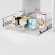 Pull-Out Wire Baskets 2 pcs Silver 600 mm