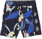 [Volcom] Boys' Little Toddler Iconic Mod Boardshort Swim Trunks