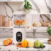 Bestbless Smart Baby Food Maker, Multifunction Baby Food Processor and Steamer, Touch Screen Control, Puree Blender, Multifunctional Baby Puree Maker, Mini Food Grinder Cooking