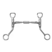 MYLER STAINLESS STEEL 5" HBT SHANK & SWEET IRON COMFORT SNAFFLE BIT 89-20025