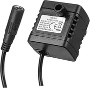 CAXUSD H Mini Submersible Plastic Water Pump for Aquariums Fountains Brushless Motor Portable for Fish Tanks Water Transfer Black