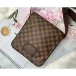 READY STOCK 95新 成色噠噠新 100%ORIGINAL LOUIS VUITTON 中古棕棋盤格翻蓋斜