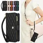 Zip Wallet Case Card Leather Shockproof Cover For Samsung Galaxy Z Fold 6 5 4 3