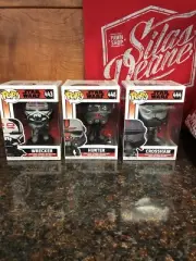 Star Wars BAD BATCH Hunter, Crosshair And Wecker Funko Pop #443 #446#444 (LOOK)