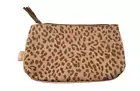 Ipsy Cheetah Leopard Print Glam Travel Makeup Cosmetic Bag NEW (BAG ONLY)