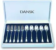 DANSK TORUN Coffee spoon & HIme fork 10pcs sets 18-8 Stainless Made in Japan