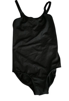 Bloch Dance Girls Pranay Adjustable Strap Camisole Leotard Black Size 6X-7 NWT
