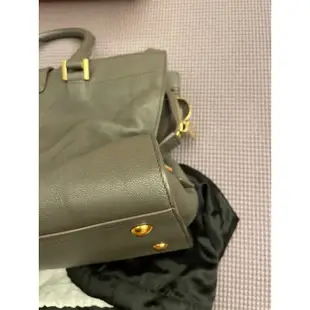 (大降價）YSL Y字金屬LOGO手提/斜背2用醫生包(中號）