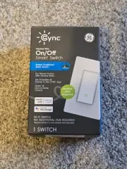 GE CYNC On/Off Smart Light Switch WiFi Model CSWONBLPWF1ST-1P PK-00109171-1 New
