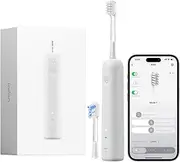 Laifen Wave Special Electric Toothbrush, New 2025 Version Oscillation & Vibration Sonic Electric Toothbrush for Adults with App, 2 Brush Heads, IP68 Waterproof Travel Powered Toothbrush (Matte Grey)