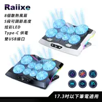 在飛比找PChome24h購物優惠-【百科良品】NEW-Raiixe 電競王者 冷光炫彩LED 