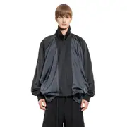[JIYONGKIM] Draped Double Hem Track Jacket Multicolor