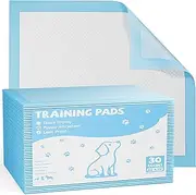 Sweetcrispy Puppy Pads Dogs Training Pads, XL 28"x34" - [30 Pads], Quick-Dry Surface & Leak-Proof Design