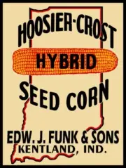 Hoosier Crost Seed Corn - Kentland, Indiana NEW METAL SIGN: 12x16" Ships Free